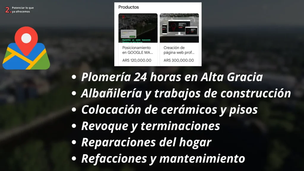 productos con las necesidades que requieren los vecinos