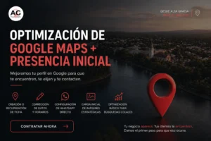 google maps + optimizacion digital inicial
