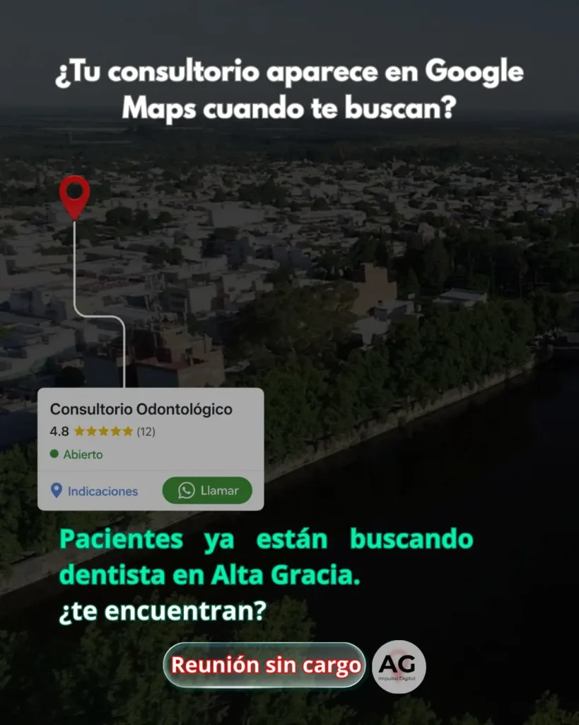 servicios de posicionamiento para dentistas en alta gracia